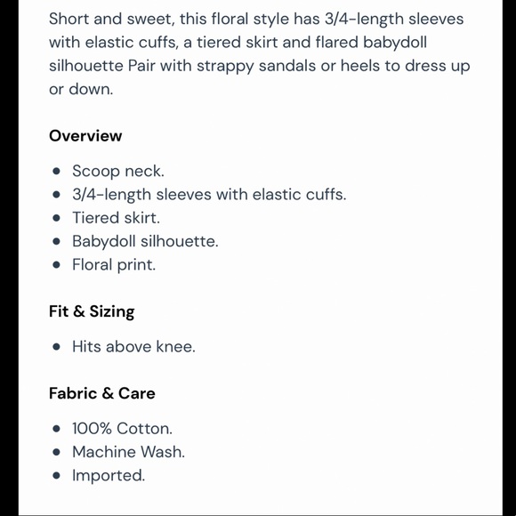 🥳HP🥳 New York & Company Babydoll Dress - Picture 3 of 10